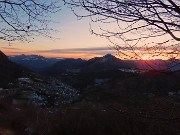 MONTE CASTELLO (croce 1425 – cima 1474 m) da Valpiana di Serina il 7 dicembre 2023 - FOTOGALLERY